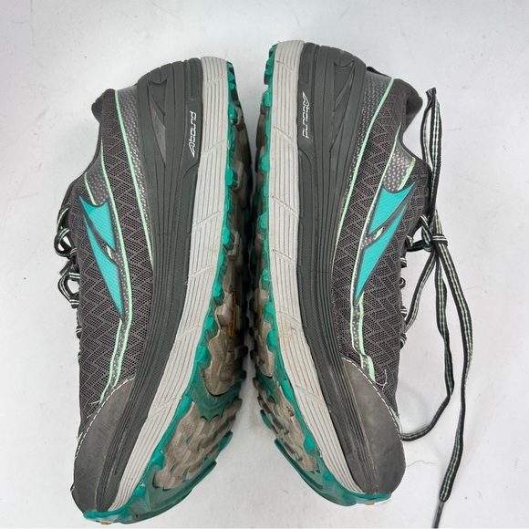 ALTRA Olympus 2.0 Trail Running Shoe Women's 7.5 Foot Shaped Zero Drop Gray Teal - Picture 7 of 12